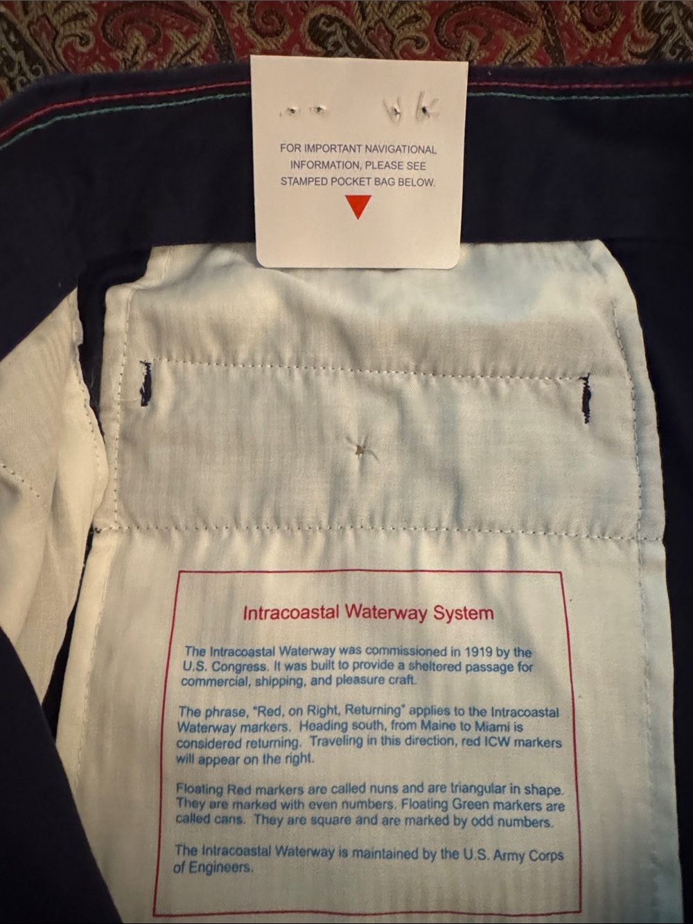 NWT/Southern Tide Navy Flat-Front Shorts/35" Waist, 7" Inseam - Picture 4 of 10